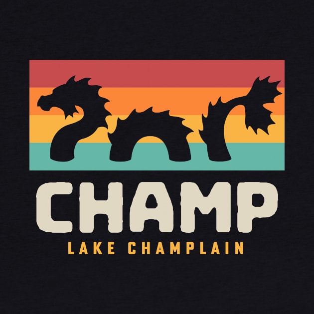Champ Lake Champlain Monster American Folklore by PodDesignShop